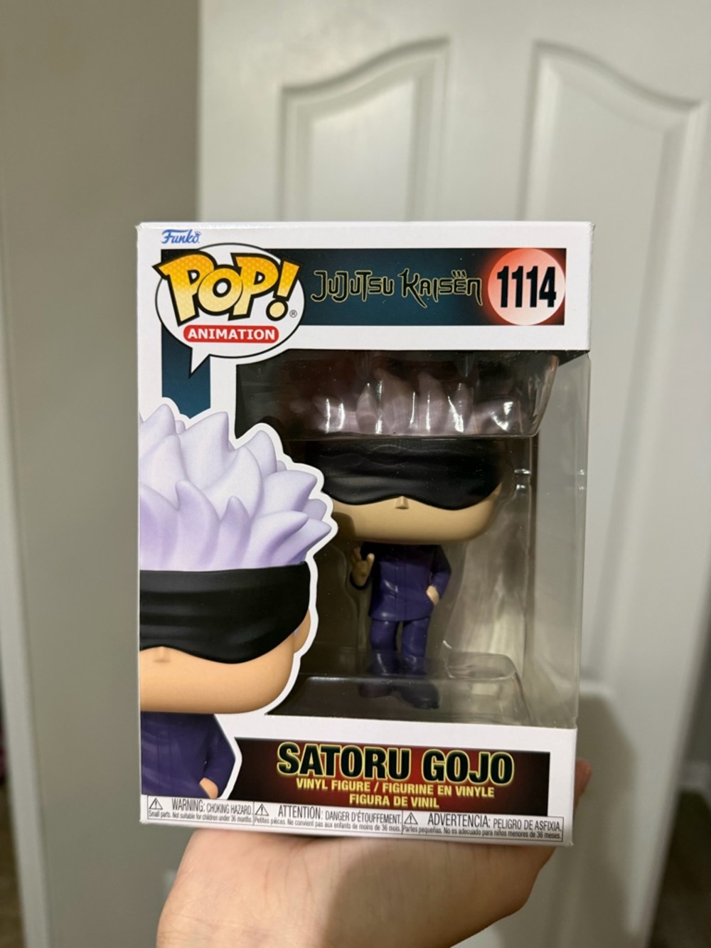 Funko Pop! Animation Satoru Gojo #1114 - Purple Outfit